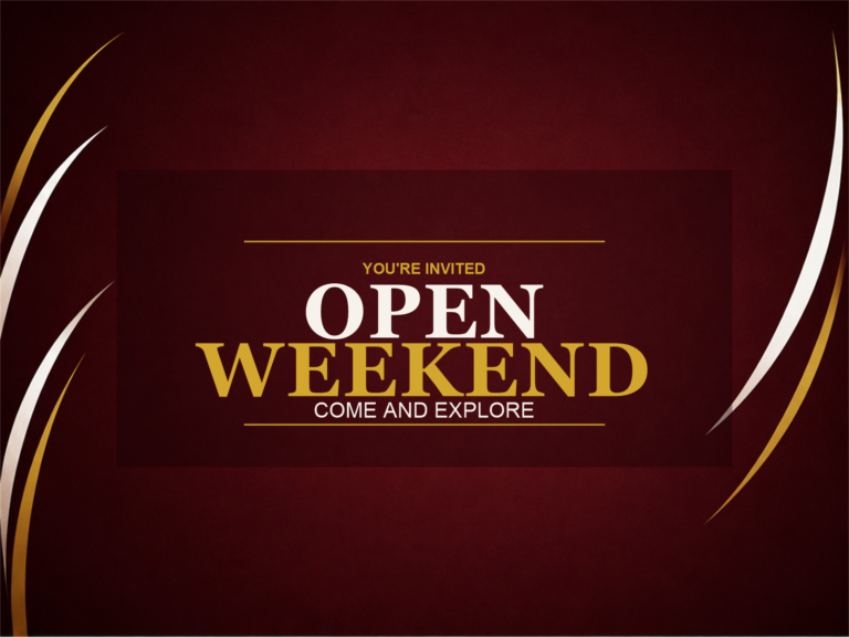 open weekend ad